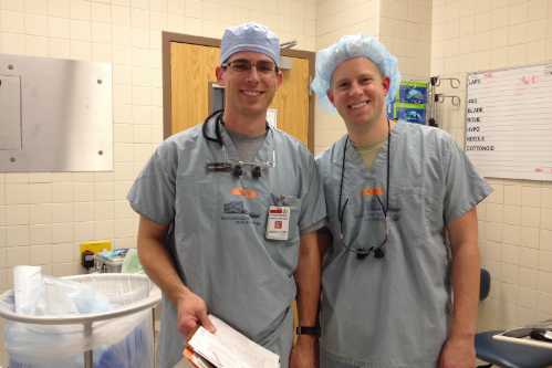 Dr. Matt beginning his dental career in the U.S. Army, 2012