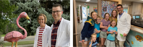2022 collage of Dr. Matt joining Pediatric Dentistry of Loveland